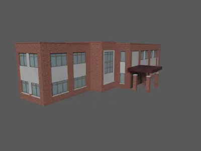 Administration building 3D 3D model
