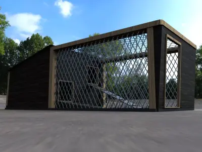 Chicken House Chicken Coop 3D model