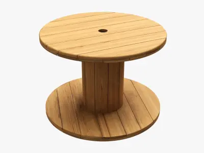 Cable reel table 3D model
