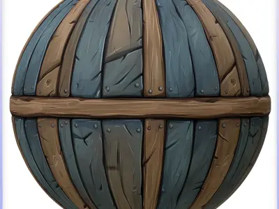 Stylized Wood Seamless Texture Texture 34