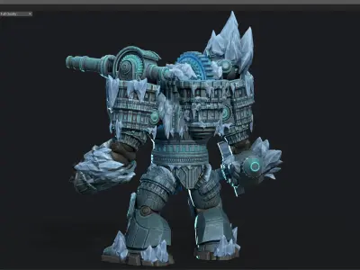 Winter mecha 3D model