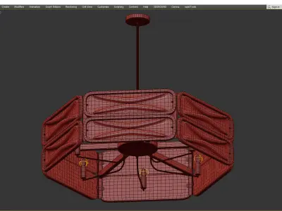 HOUSE SIGH ROUND Low-poly 3D model