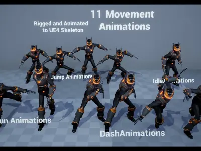 Renegade - Android Pack 2 Low-poly 3D model