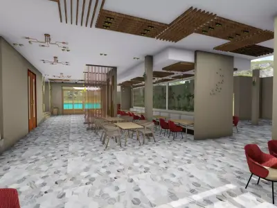 restaurant 3D model