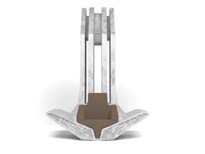 Bo-Katans Throne 1-6 scale 3D print model