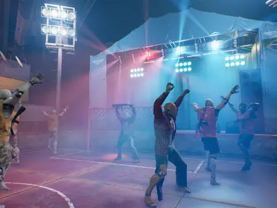 Favelas Low-poly 3D model