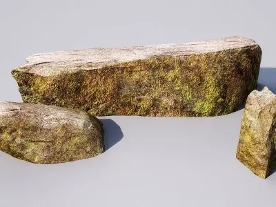 stones 15-18 AM148 3D model