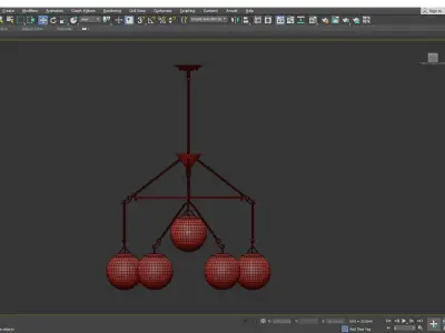 ORION CHANDELIER Low-poly 3D model