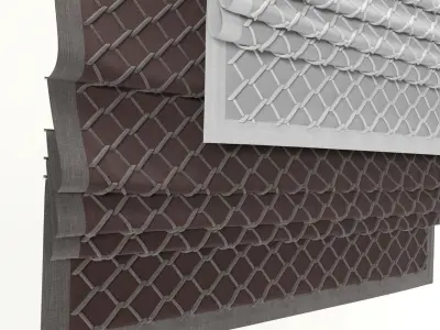 Roman shade s 3D model