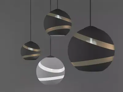 LIght lamp Low-poly 3D model buy