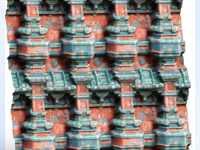 Stylized Wall Seamless Texture Texture