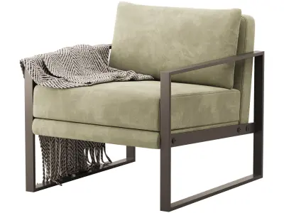 Reclining Lounge Chair 3D model