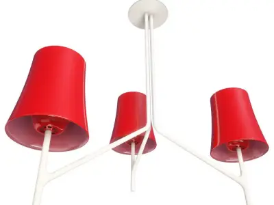 Birdie Ceiling Lamp Foscarini 3D model