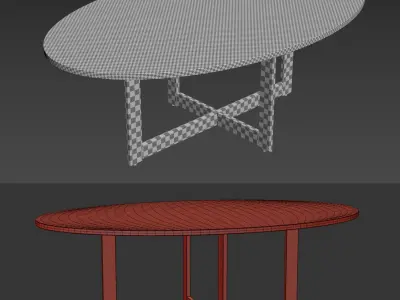 Mecox table  3D model