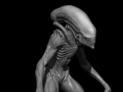 Alien runner 3D model