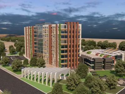 0071 - Financial Center - 2021 - 01 - 2Ds Plans - 3Ds Files 3D model