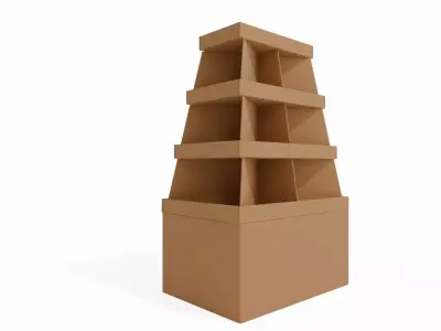 Point of Sale Cardboard Display Stand Texture