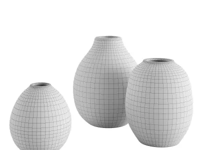 Cobalt Mist vase 3D model