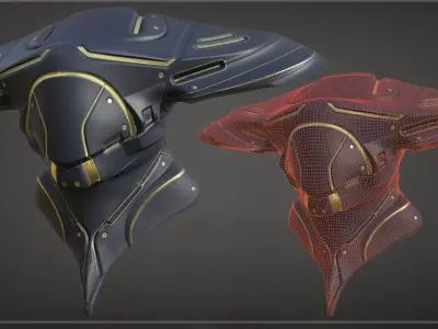 30 SCIFI HELMETS with 4k Textures and UVS for ALL Softwares Low-poly 3D model
