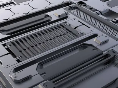 Sci-Fi Panels vol 3 3D model