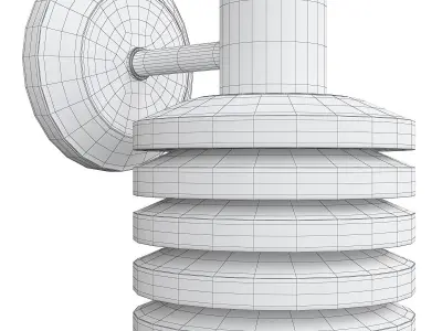 MACADAM SCONCE Low-poly 3D model