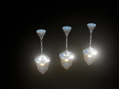 hang light  3d model 3D model