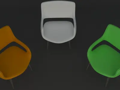 3D CHAIR MODEL 3D model