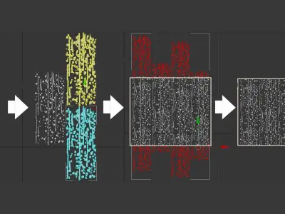 Water drops 3D model