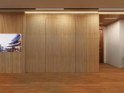 Office Interior 3D model 16