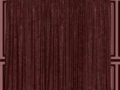 Curtain Set 295C 3D model
