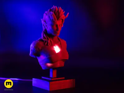 Karlach Bust - Baldurs Gate 3D print model