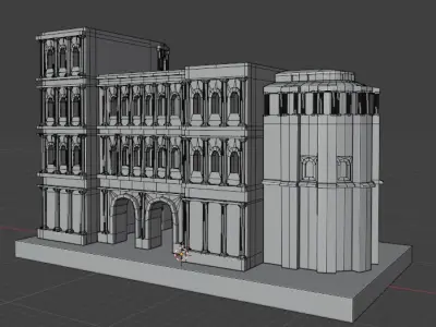Porta Nigra  3D print model