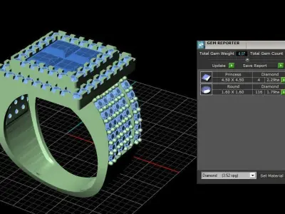Jewelry ring  373 3D print model