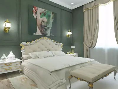 modern bedroom 3D model