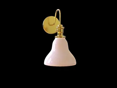 Sconcess wall lamp Low-poly 3D model
