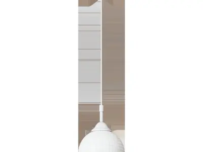 Chandelier VITALUCE Carat 1xE27 max 60W 3D model