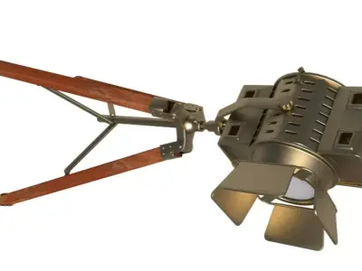 Spotlight Floor Lamp 3D model