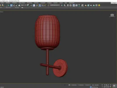 MILK MATT WALL Low-poly 3D model
