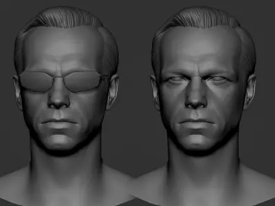 Hugo Weaving - Agent Smith 3D print model
