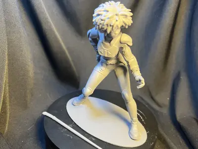 Black Energy Sword Woman 3D print model