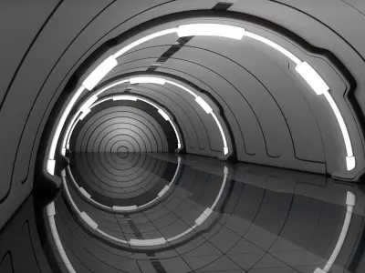 Sci Fi Corridor  3D model