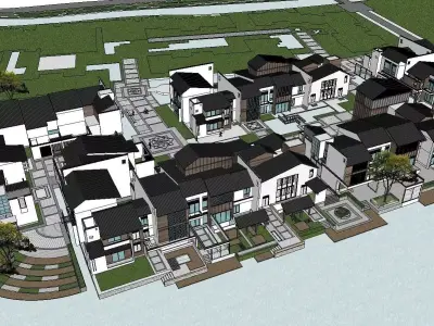 vacation spot-Resort-Fashion Leisure Hotel-0144 3D model