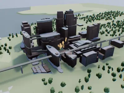 Galsh 3D model