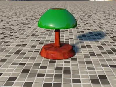 Old Lamp Free 3D model