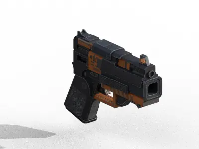 Starfield mod weapons Low-poly 3D model
