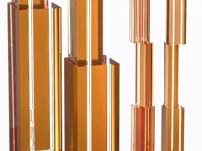 Floor lamp Totem h1900  3D model