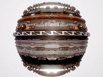 PBR Sci-Fi Texture Pack 16 Low-poly 3D model
