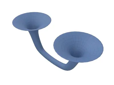 Wormhole v4 002 Low-poly 3D model