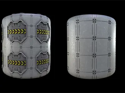 Hard Surface Gate And Floor Material Texture