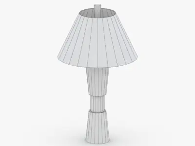 1368 - Table Lamp Low-poly 3D model